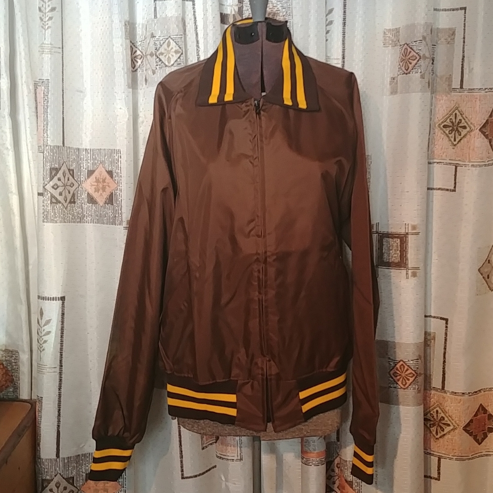 Vintage Nylon Athletic jacket NWOT